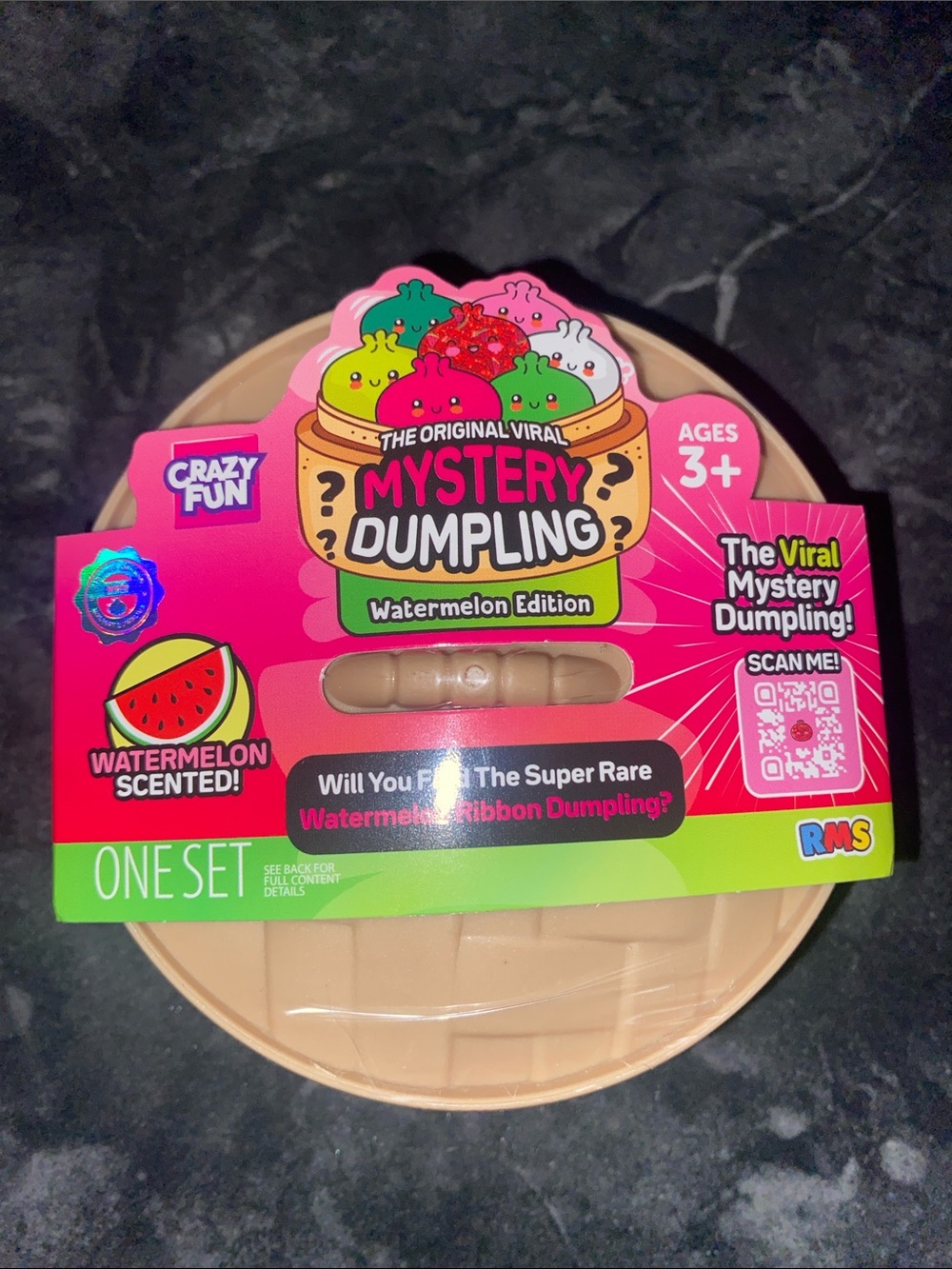 Crazy Fun, RMS The Original Viral Mystery Dumpling 🥟 Watermelon Edition
